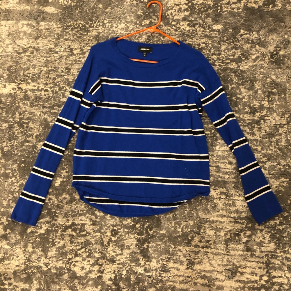 Express striped sweater
